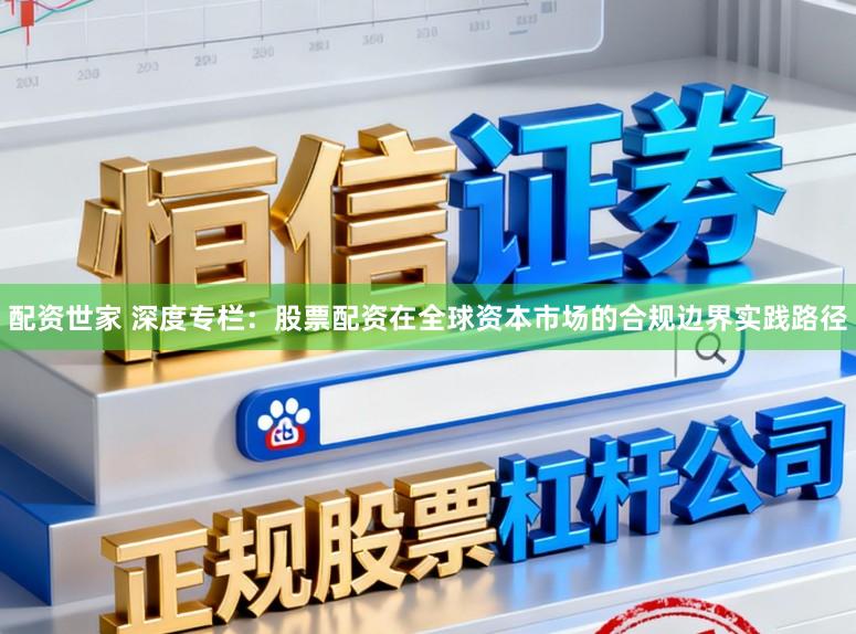 配资世家 深度专栏：股票配资在全球资本市场的合规边界实践路径