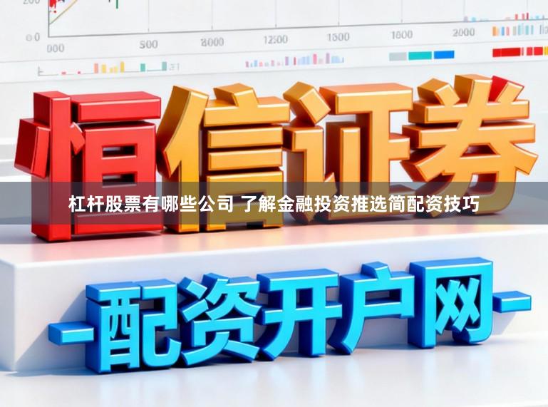 杠杆股票有哪些公司 了解金融投资推选简配资技巧